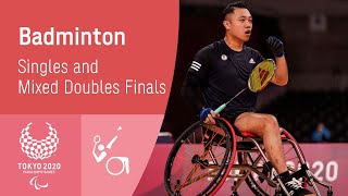 Badminton Finals  Day 12  Tokyo 2020 Paralympic Games [upl. by Murry]