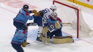 Leafs Goal Disallowed vs Jets for Interference [upl. by Haney129]