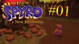 Lets Play The Legend of Spyro A New Beginning 01  Fang mich blind [upl. by Odnomor]