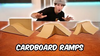 DIY Cardboard Fingerboard Ramps [upl. by Snowber361]