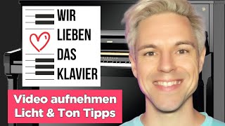 Klavierwettbewerb  Tipps zum Mitmachen  Teil 1 Licht und Ton [upl. by Llenyt]