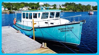 Commercial Trawler as an AFFORDABLE Liveaboard Cruiser Full Tour Learning the Lines [upl. by Harmonia835]