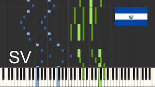 National anthem of El Salvador🇸🇻  Himno Nacional de El Salvador Piano [upl. by Alamat]