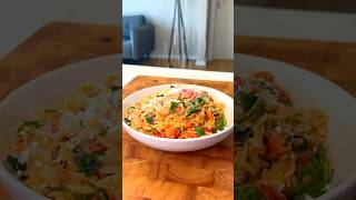 Easy OneTray Baked Orzo Recipe with Roasted Cherry Tomatoes  Creamy amp Flavorful Vegan Dish [upl. by Ahrens]