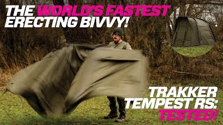 TRAKKER TEMPEST RS THE WORLDS FASTEST SETUP BIVVY [upl. by Acessej]