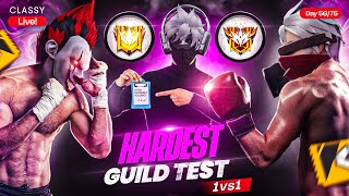 Day 5675 💦 HARDEST GUILD TEST 1 V 1 👿 100 FAIR TESTING 🔥 freefirelive classyfreefire [upl. by Dranoc639]