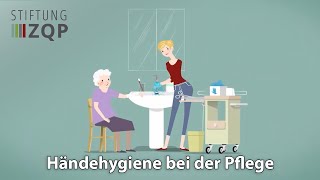 Händehygiene in der Pflege  ZQPErklärfilm [upl. by Harrak]