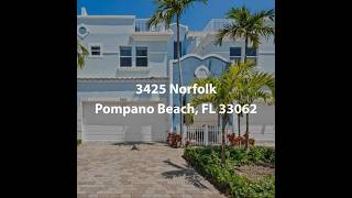 3425 Norfolk Pompano Beach FL 33062  3 Bedroom Home For Sale [upl. by Silverstein]