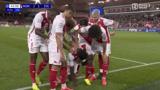 Breel Embolo GoalMonaco vs Crvena zvezda51 All Goals and Extended Highlights [upl. by Aihsenrad]