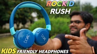 boAt Rockid Rush Wireless Headphone Designed for Kids ⚡⚡ Detailed Review ⚡⚡ [upl. by Eah]