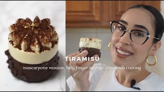 TIRAMISU W HOMEMADE LADY FINGERS  Professional Pastry Chef Makes [upl. by Margareta69]