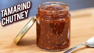 Sweet And Sour Tamarind Chutney  Instant Chutney For Chaat  Easy Chutney Recipe  Ruchi [upl. by Artinahs]