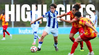 HIGHLIGHTS  2ª RFEF 2425  J6  Real Sociedad C 11 CD Calahorra [upl. by Nioe]