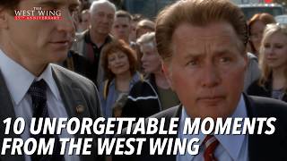 10 Unforgettable Moments  The West Wing [upl. by Notna]