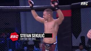 SBC 16  Stefan Sekulic vs Givago quotGibaquot Francisco  Middleweight Title Fight [upl. by Nylhtac]