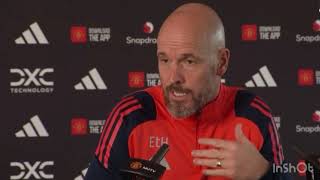 WE HAVE WIN TROPHIES  Part 2  Erik Ten hag Press Conference Ahead Manchester United v Tottenham [upl. by Timothee]