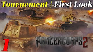 Panzer Corps 2  First Look  Multiplayer Tournament  Round 1 [upl. by Llenel]