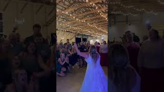 When the bride can sing like no other 3rdshiftdjs weddingdj chicagodj myheartwillgoon titanic [upl. by Wrdna]