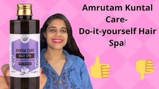 Amrutam Kuntal Care Doityourself Hair  NonSponsored 100 Honest Review [upl. by Cirle]