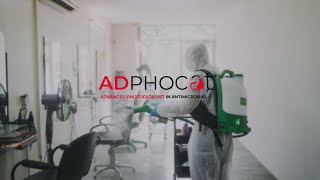 Adphocat99 Selfdisinfecting Surface Coating Service  Hair Salon [upl. by Francklin]