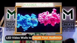 LED Video Walls for EyeCatching Trade Show Booths  Exponents Insta USA [upl. by Sammer]