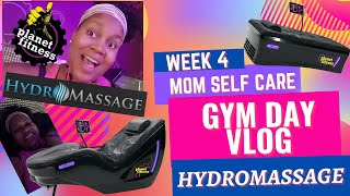 Wellness Wednesday  Hydromassage Beds planetfitness workoutrecovery fitmom weightlossjourney [upl. by Netsrak]