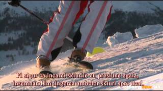 Carving Ski In One Lesson  Subtitrat Romana [upl. by Einalam]