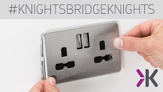 Knightsbridge Knights Screwless switches amp sockets [upl. by Navlys577]