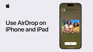 How to use AirDrop on your iPhone or iPad  Apple Support [upl. by Atal]