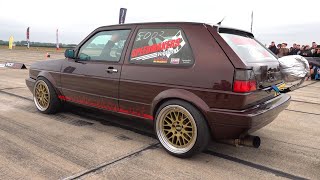 1400HP VW GOLF 2 R33 TURBO 4MOTION  FASTEST GOLF IN THE WORLD [upl. by Libna]