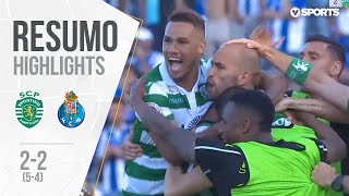 Highlights  Resumo Sporting 22 FC Porto 54 gp Taça de Portugal 1819 Final [upl. by Profant954]