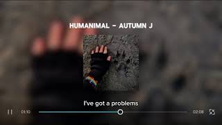 Humanimal 🐾 Autumn J Lyrics sped up  reverb nightcore version [upl. by Gemoets485]