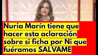 Nuria Marín desmiente su incorporación a ‘Ni que fuéramos’ [upl. by Sixela381]