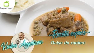 Receta de Guiso de cordero por Karlos Arguiñano [upl. by Imeon427]