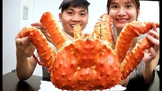 THỬ ĂN CUA HOÀNG ĐẾ 8 SỪNG GIÁ RẺ 3000000 ĐỒNG GIANT KINGCRAB MUKBANG [upl. by Tasia]