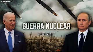 GUERRA NUCLEAR 2023 simulación ¿Fin del Mundo [upl. by Melleta]