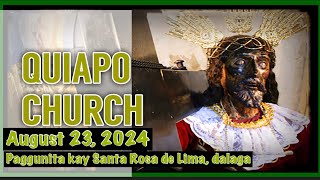 Quiapo Church Live Mass Today Friday August 23 2024 [upl. by Olram]