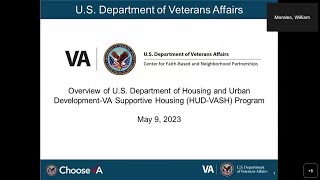 Overview of Housing and Urban DevelopmentVA Supportive Housing HUDVASH Program 05092023 [upl. by Mendel666]