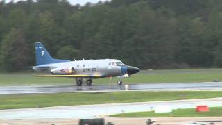 2011 NAS Oceana Airshow  Rockwell T39 Sabreliner Departure [upl. by Ahseetal]