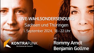 KONTRAFUNK live – Wahlsondersendung zur Landtagswahl in Sachsen und Thüringen [upl. by Solon]