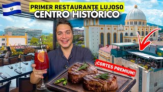 Ya abrieron el PRIMER RESTAURANTE LUJOSO en el Centro de San Salvador 🇸🇻🥩 La Doña Steakhouse [upl. by Hanas]