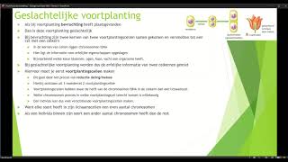 Klas 1 Thema 6 Voortplanting bij planten en dieren Basisstof 6 Geslachtelijke voortplanting [upl. by Norabel]