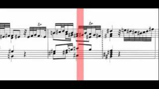 BWV 903  Chromatic Fantasy amp Fugue  Scrolling [upl. by Dola]