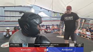 Kelvin Vs Arnold Full Fight  Titan combat sports  Pirates Fest [upl. by Inaliel]