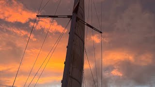 Squalls and Sunsets Offshore Atlantic Sailing [upl. by Nawoj]