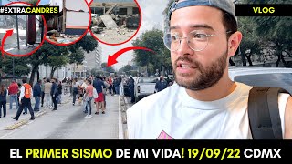 EL PRIMER SISMO DE MI VIDA ASÍ SE SINTIÓ EN LA CIUDAD DE MÉXICO 19 DE SEPTIEMBRE CANDRES PEREDO [upl. by Eisaj]