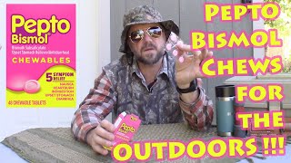 Pepto Bismol Chewables for camping [upl. by Lovato]