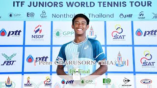 ITF Juniors World Tennis Tour J60 4 BS Final – Penn CHARUSORN THA 1 vs Kunanan PANTARATORN THA [upl. by Hemphill]