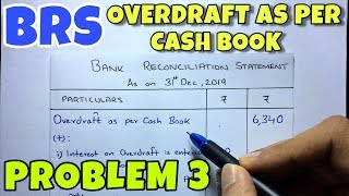 4 Bank Reconciliation Statement  Problem 3 By Saheb Academy  Class 11 [upl. by Wolfgram]