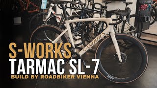 SWorks Tarmac SL7 2022 SandGold Build by Roadbiker Vienna [upl. by Nylirek292]